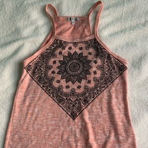 Knit spaghetti Strap Top